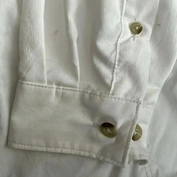 [L]Columbia PFG Omni Shield Blood N  Nuts White L/S Shirt - Picture 3 of 10